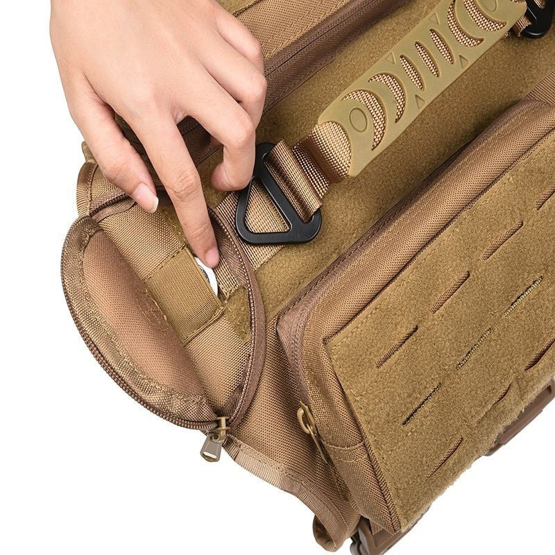 Enhanced MOLLE System Multifunctional Tactical Dog Harness
