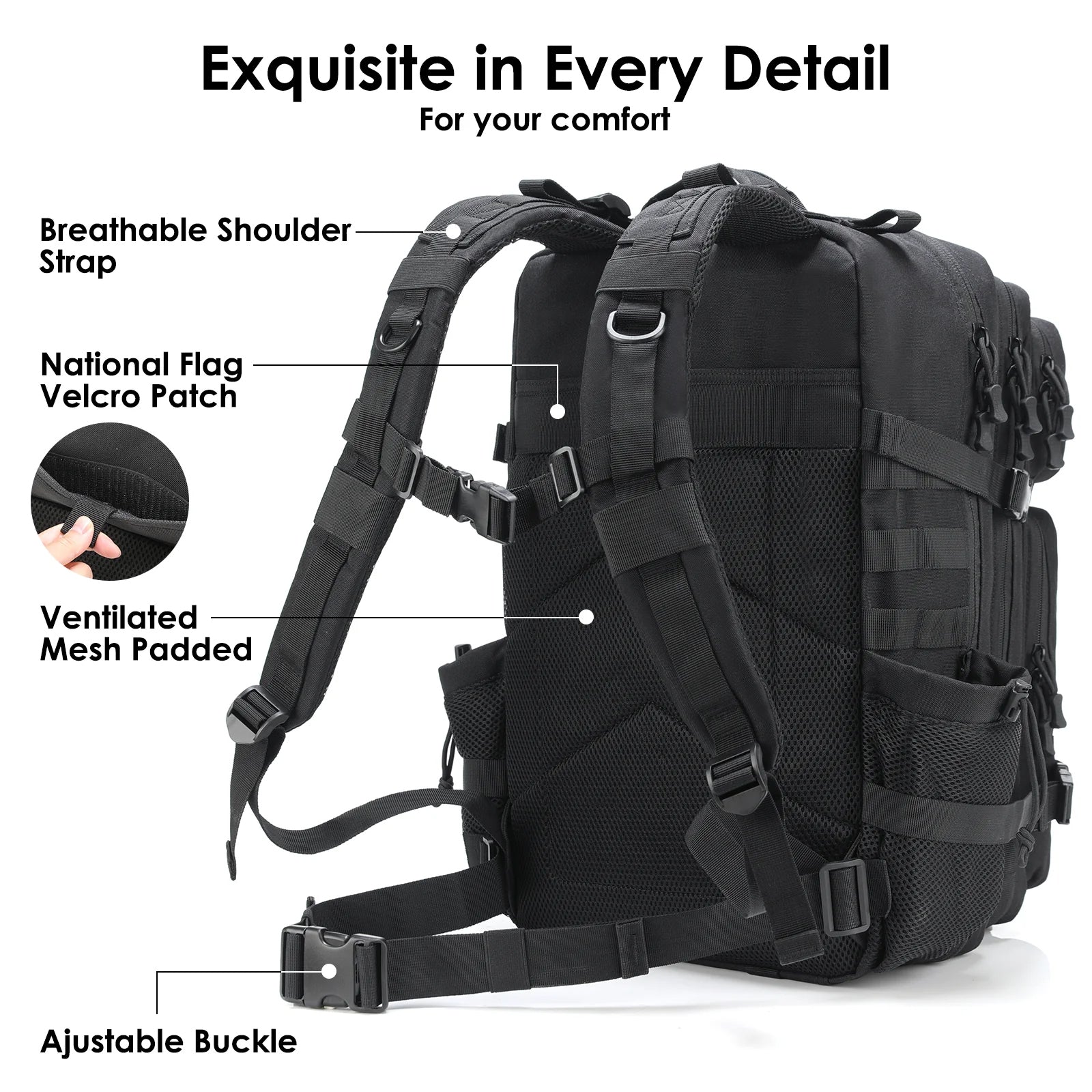Taktischer Outdoor-Angriffsrucksack