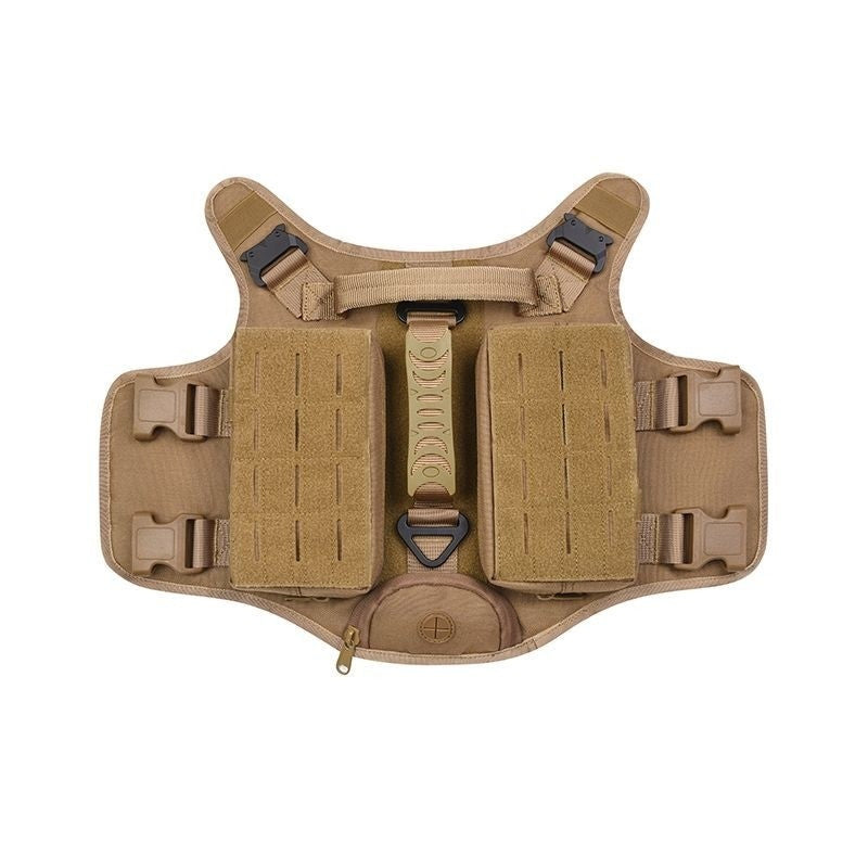 Enhanced MOLLE System Multifunctional Tactical Dog Harness