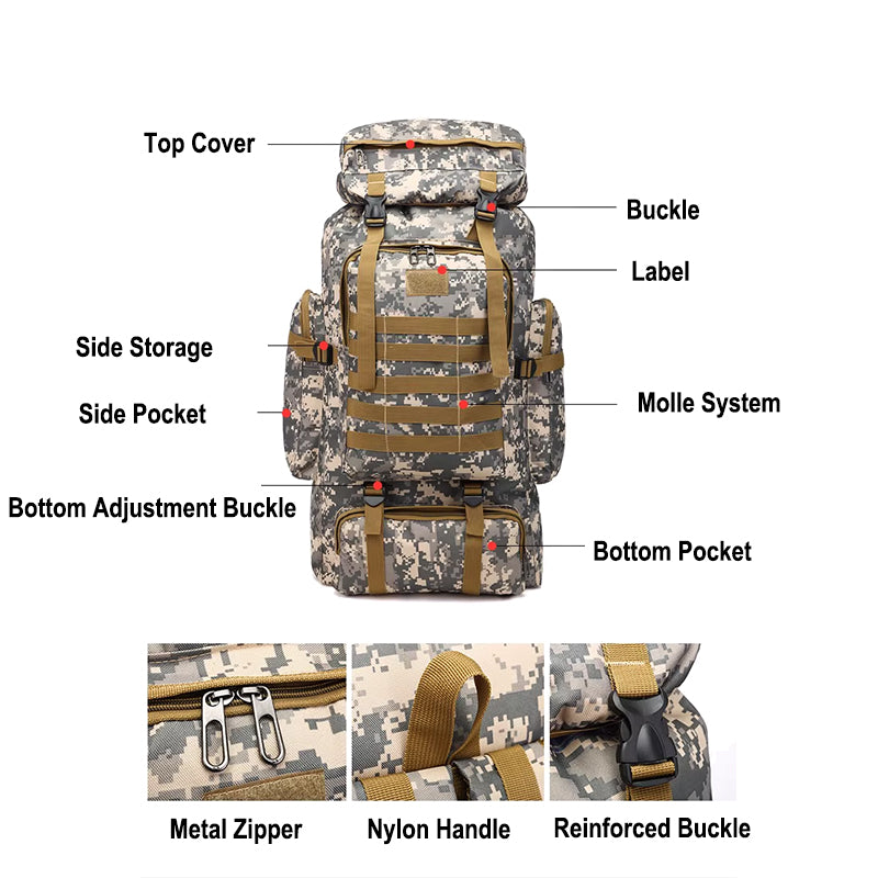 MaxGear Modularer taktischer Rucksack