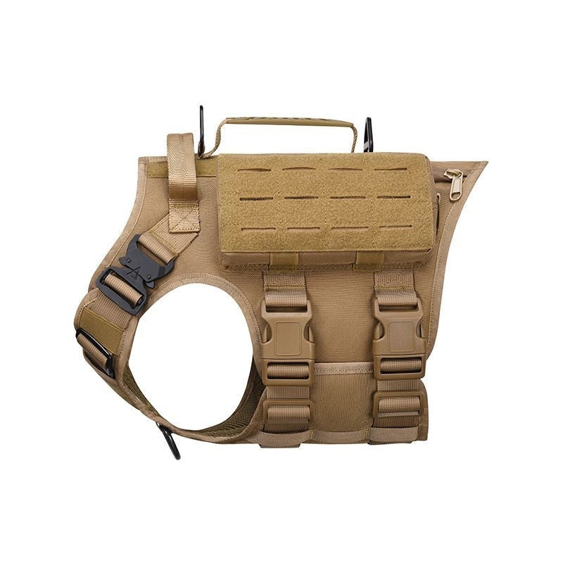 Enhanced MOLLE System Multifunctional Tactical Dog Harness