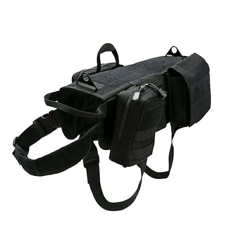 Multifunctional MOLLE Tactical Dog Harness