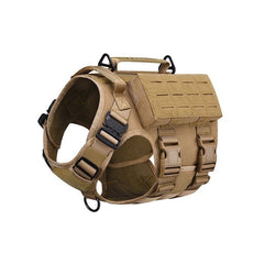 Enhanced MOLLE System Multifunctional Tactical Dog Harness