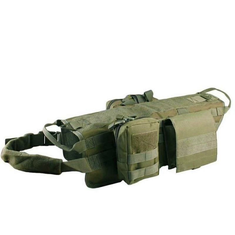Multifunctional MOLLE Tactical Dog Harness