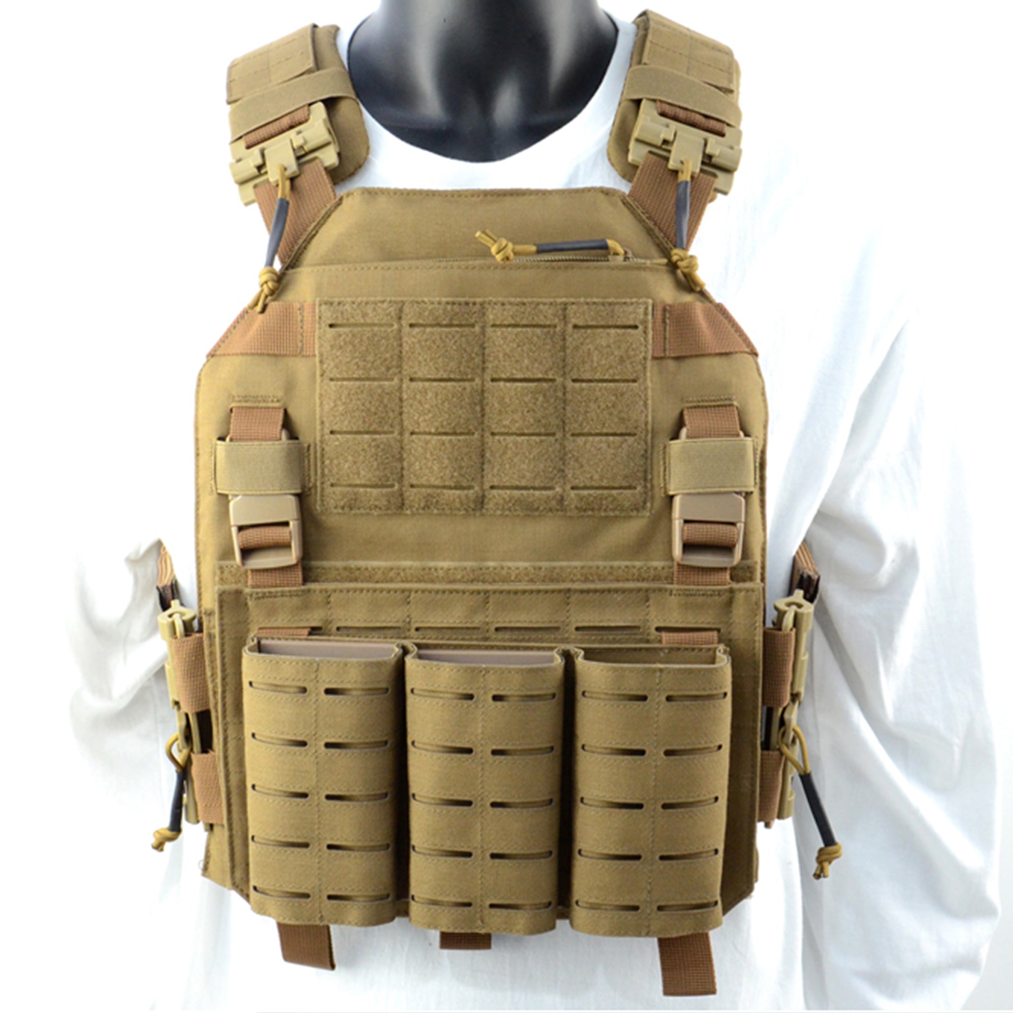 Enhanced Plate Carrier / Modular Tactical Vest – MOLLE System