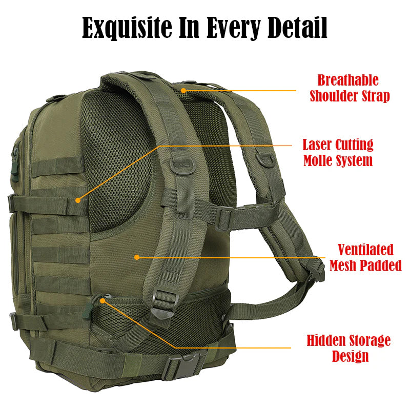 Off-Road MOLLE Tactical Backpack