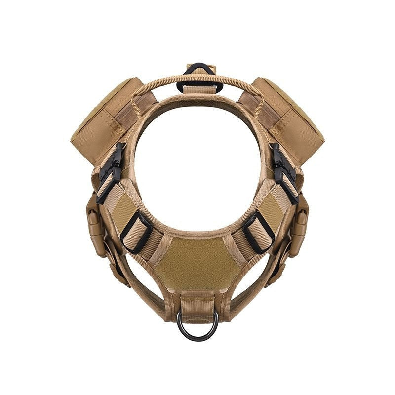Enhanced MOLLE System Multifunctional Tactical Dog Harness