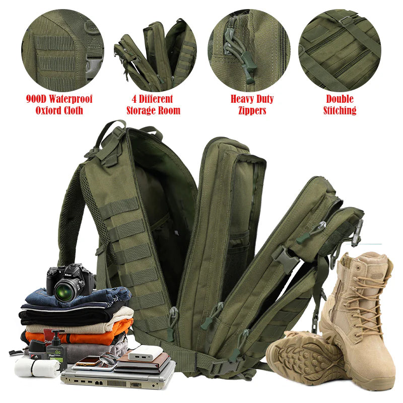 Off-Road MOLLE Tactical Backpack