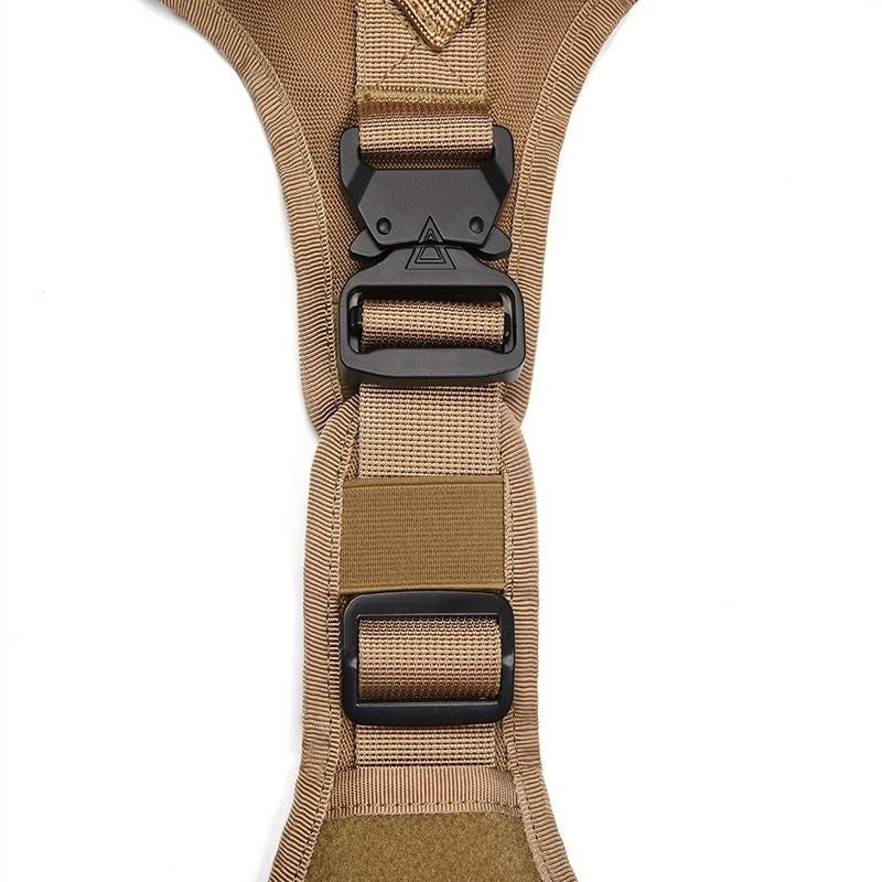 Enhanced MOLLE System Multifunctional Tactical Dog Harness