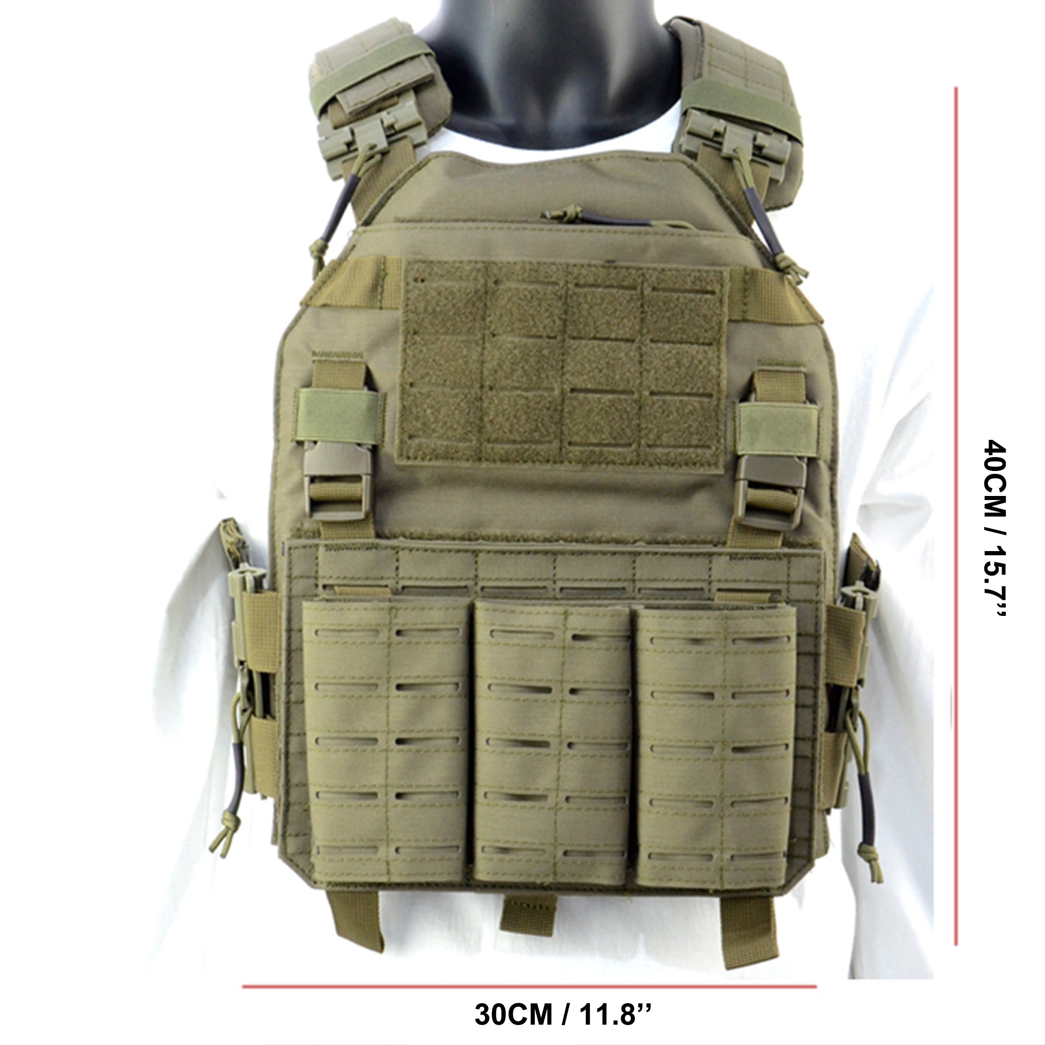 Enhanced Plate Carrier / Modular Tactical Vest – MOLLE System