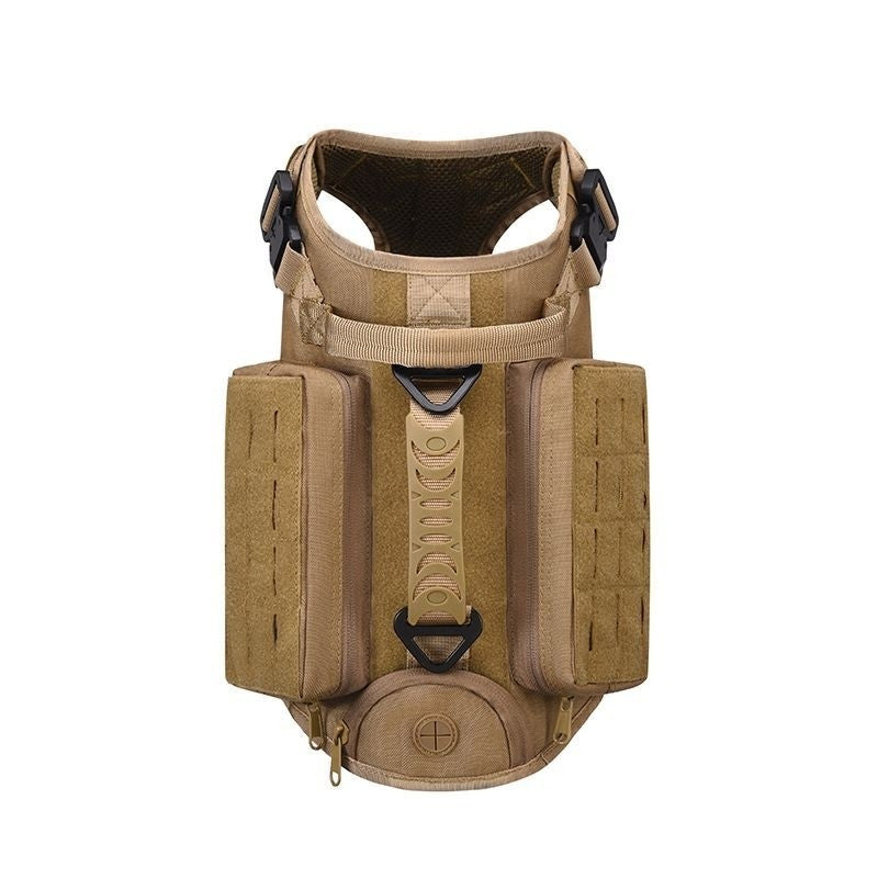 Enhanced MOLLE System Multifunctional Tactical Dog Harness